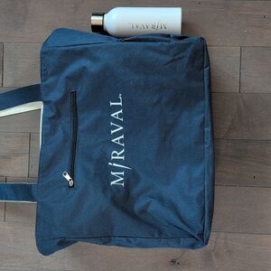 Miraval Tote and Metal Water Bottle